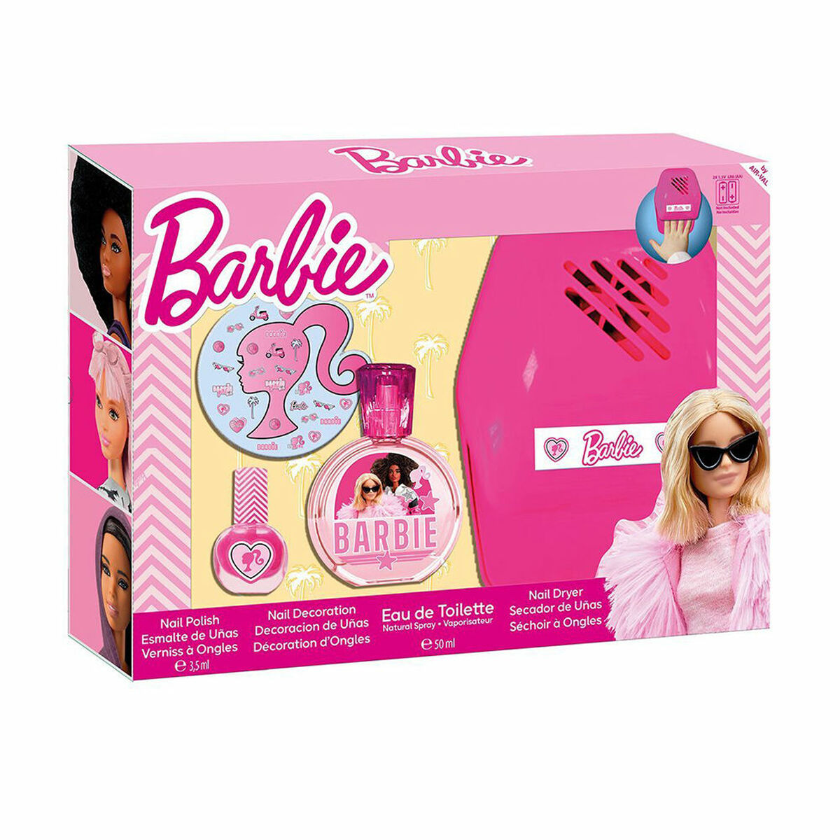 Set mit Kinderparfüm Barbie BARBIE 4 Stücke